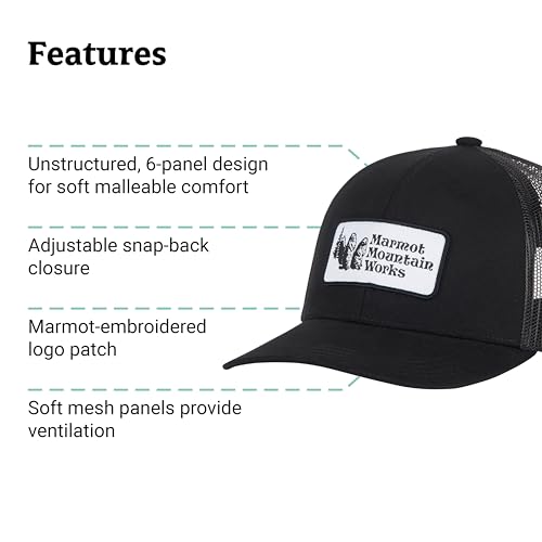 Image of Marmot Unisex-Adult Retro Trucker Hat
