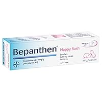Bepanthen Nappy Rash Ointment Has a Unique Dual Action to Help Treat and Prevent Nappy Rash, Soothing and Hydrating Baby Skin Ointment, 100 g