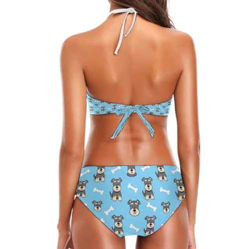 Bikini triangle en polyester et élasthanne stretch haute résilience - 5