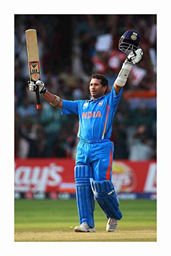 BALDAU PRINTS Sachin Tendulkar Cricket Motivational Photo Wall Po...