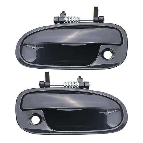 Osompar Exterior Door Handle w/Keyhole Compatible with Honda Civic 1996-2000 Replaces 72180S00004 72140S00004 Front Left Right Side Outside Door Handle