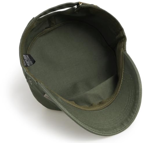 Image of Unisex Basic Cadet Army Caps Everyday Military Style Hat