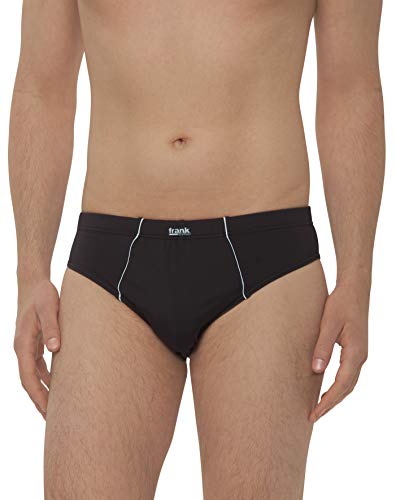 Frank Fields - Herren Slips aus Microfaser, Underwear Enge Unterwäsche mit Öko-Tex-Standard 100 (Unterhose Männer ohne Eingriff) - 4 Stück, Farbe:grau, Größe:L Cover