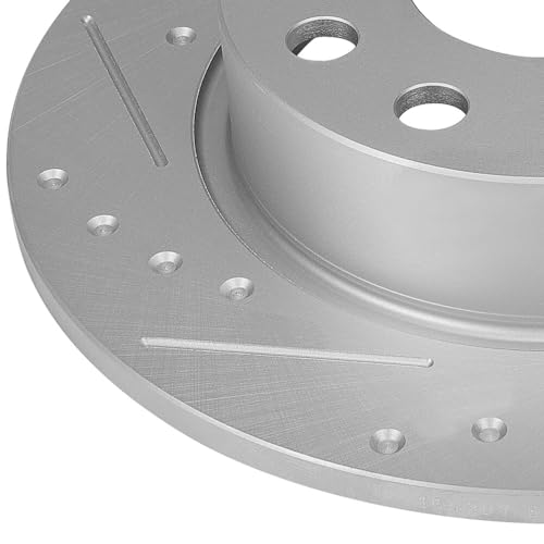 SCITOO Rear Disc Brake Rotors Kits Fit For Audi A3 10-13,For Volkswagen For Eos 2016,For Volkswagen For Golf 2014-2016,For Volkswagen For Golf SportWagen 2015,For Volkswagen For Jetta 2012-2018 by SCITOO - Image 7