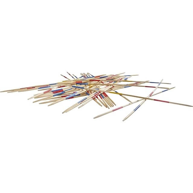 Eichhorn - Outdoor Mikado - Compuesto por 41 Palos de Juego de 50 cm Cada uno, Incluye Instrucciones…