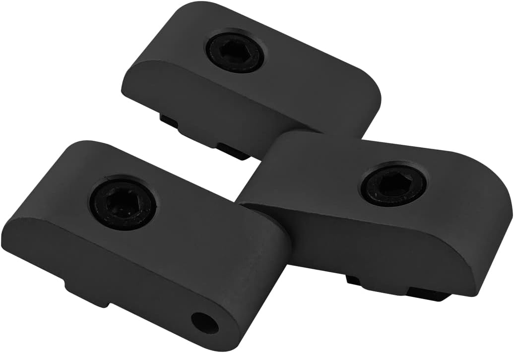 2106-Black, 15 Series, Standard Captive Lift-Off Hinge Assembly, Black Anodize (15 Pack)