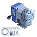 Diaphragm Metering Pump Chlorine Dosing Pump 115V/220V Optional 57 GPD Max, PVC/PVDF Acid & Alkali Resistant, Vertical Industrial Dosing Pump with Tubing Chlorine Pump for Water System
