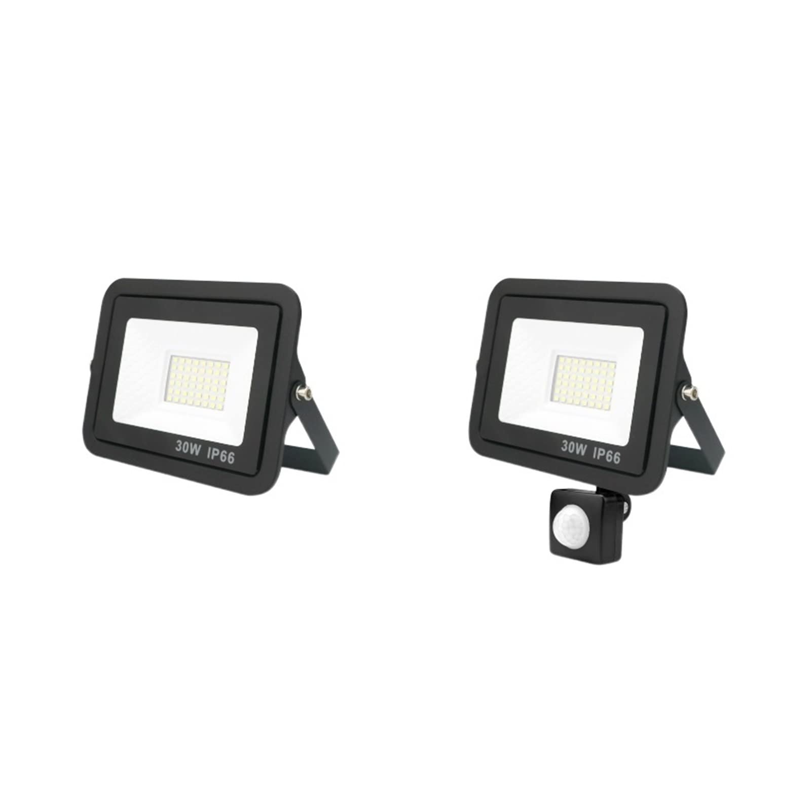 Capteur de mouvement intégré sur projecteur extérieur étanche IP66 pour sécurité