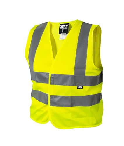 Gilet haute visibilité Scan pour enfants de 10 à 13 ans, jaune - WWHVWC13
