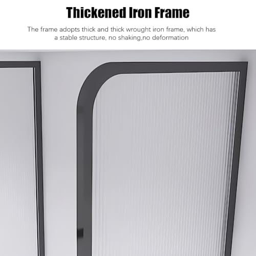 Cloison murale pour urinoir design noir mat | Panneau de qualité - 6