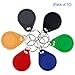 LIBO RFID Keychains NFC Smart Key Tag Card RFID Access Control Keyfobs Proximity 13.56 MHz MF Classic 1k IC S50 Token Read Only (Mix Color, Pack of 10)
