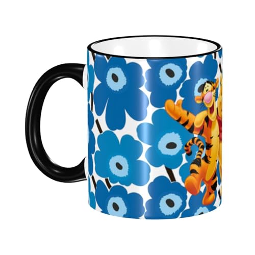 Asamike �Z���~�b�N �}�O�J�b�v 330ml ���� ���܂̃v�[���� �e�B�K�[ �}�O �R�[�q�[�J�b�v ���� �Z���~�b�N mug �J�b�v ��e�� �ϔM �ϗ� �d�q�����W�Ή� �R�b�v �l�C �a���� ��̓� ���̓� �F�l �v���[���g MGZ0042 ��