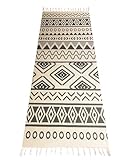 Cifupy Handmade Organic Yoga Mat made with Organic Cotton Yoga Mat - Non Slip Hand-Woven Foldable Yoga Rug Provides Excellent Comfort, Traction & Support for Indoor & Outdoor Use - 24 x 72 Inches