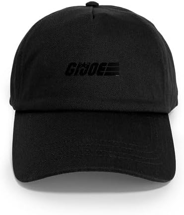 CafePress G.I. Joe Logo Black Adjustable Baseball Cap