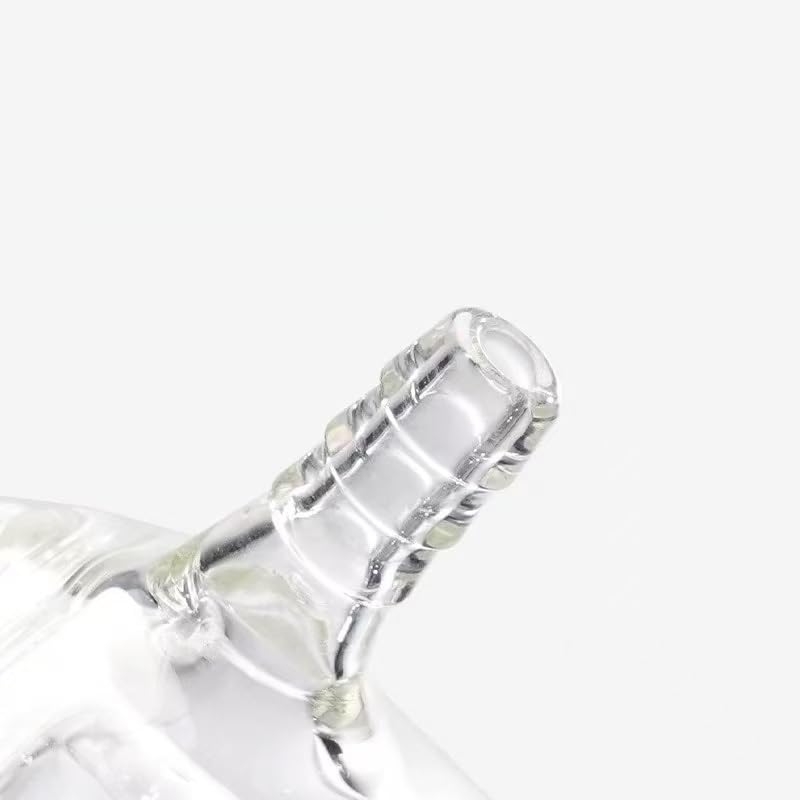 Matraz de vidrio de alto contenido en borosilicato Uso del laboratorio del vidrio de borosilicato de la pared gruesa del solo frasco de reacción vestido del cuello(250ml Caliber 24mm)