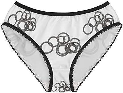 Black Rubber Seals Panties, Black Rubber Seals Underwear, Briefs, Cotton Briefs, Funny Underwear, Panties For Women