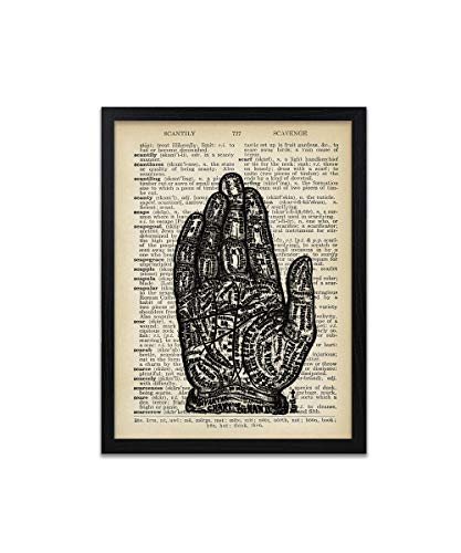 Chart of the Hand Print - Palm Reader Art - Steampunk Posters - Vintage Dictionary Wall Art - Wall Decor - Abstract - Frame Not Included steampunk buy now online Chart of the Hand Print - Palm Reader Art - Steampunk Posters - Vintage Dictionary Wall Art - Wall Decor - Abstract - Frame Not Included steampunk buy now online