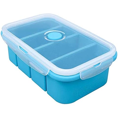 Recipiente de silicona Webake con tapa para congelador Cover