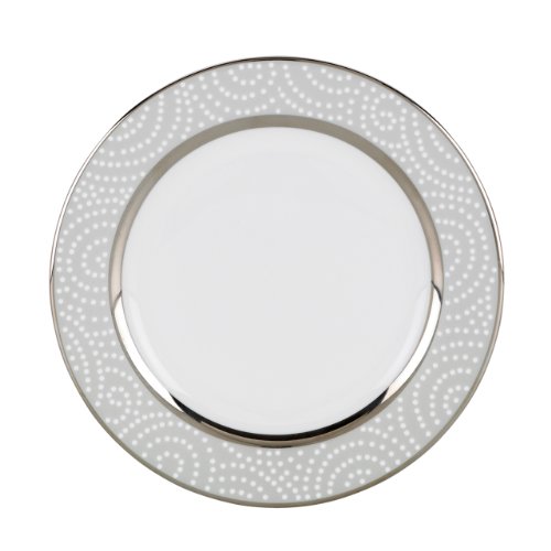 Lenox Pearl Beads Bread Plate, 0.40 Lb, White #TOP11