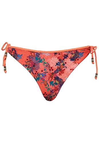 Superdry Womens 30-Swimwear Bikini-Unterteile, Mixed Print Coral, Large