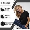 NetSetUK Womens Plain Cotton T Shirt Breathable Soft Short Sleeve Casual Wear UK (S to XXL) Black #3