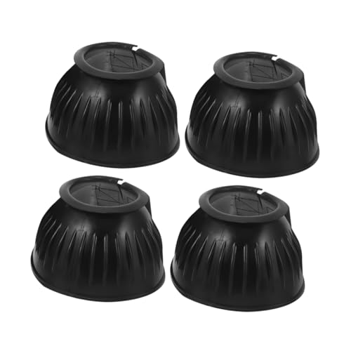 BESTonZON 4pcs Breathable Horse Boots Durable Tendon Protectors Comfortable Leg Support Convenient Prevent Scratches Material