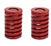 Jashem 25mm OD 40mm Long Medium Load Stamping Compression Mold Die Spring Red, Electric Part
