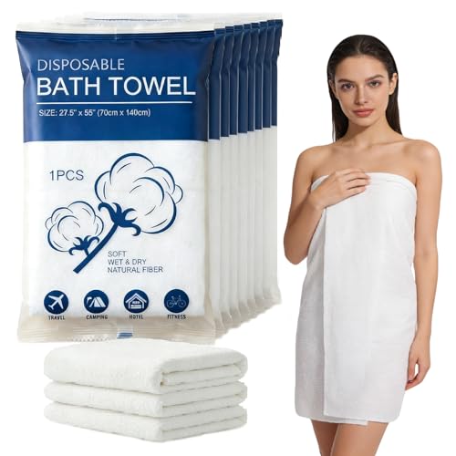 Disposable Bath Towels for Travel Thicken Soft Quick Dry 10 Pack