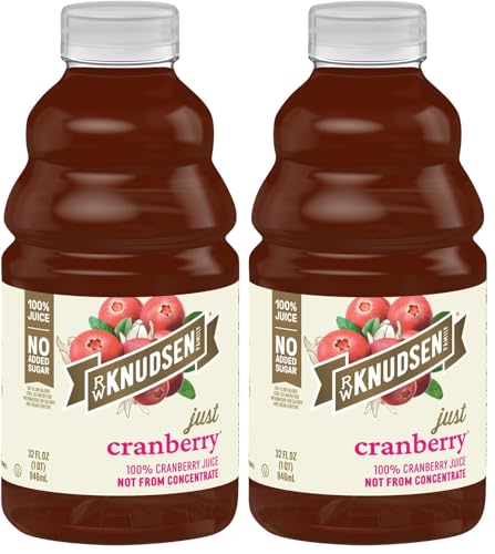 Image of R.W. Knudsen Cranberry Juice Not from Concentrate, 32 fl oz (Pack of 2)