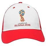Herren Cap/Mütze WORLD CUP 2018 RUSSIA (Rot - Weiß mit Logo/Mens Size)