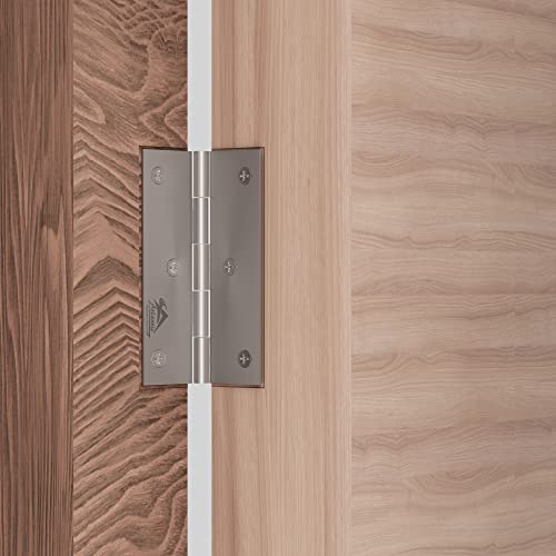 Image of Atlantic Window Door Hinges 3 Inch x 16 Gauge /1.7 MM Thickness, Premium Stainless Steel Welded Head, Matt Finish, Pack of 12 Pcs