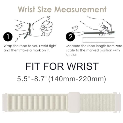 Correa de nylon para reloj Garmin Vivoactive 20mm miniatura 6
