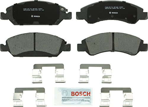 BOSCH BP1363 QuietCast Premium Semi-Metallic Disc Brake Pad Set - Compatible with Select Cadillac Escalade, XTS; Chevrolet Express, Silverado, Suburban, Tahoe; GMC Savana, Sierra, Yukon + More; FRONT