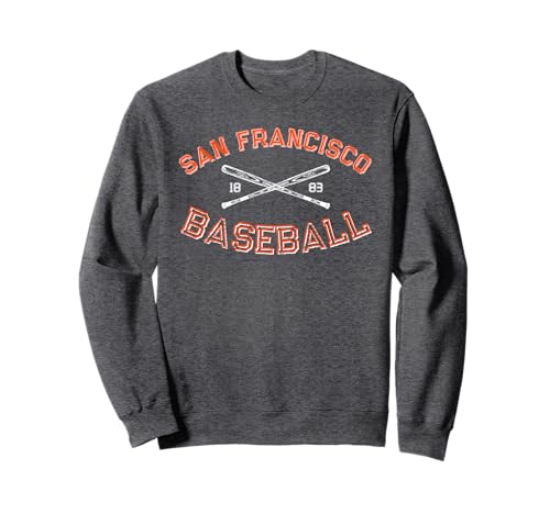 Classic San Francisco California Baseball Fan Retro Vintage Sweatshirt