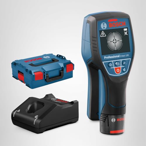 Miniatura 7 de Bosch Professional Sistema 12v Detector De Pared D-Tect 120 1 Batería 12v Cargador, Profundidad Máx. 120 Mm, En L-Boxx
