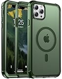 jaroco Magnetic for iPhone 11 Pro Max Case, [Compatible with MagSafe][Military Grade Drop Protection][Heavy Duty Protection][Non-Slip][Shockproof] 2-Layer Durable Bumper Phone Case 6.5''-Army Green