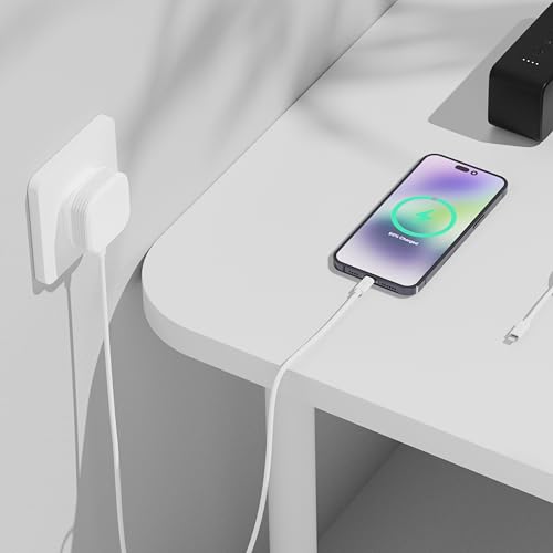 Cable Juice USB C a Lightning de 2m para usar el iPhone 14 en el sofá 6