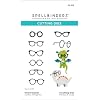 Spellbinders S2-379 Smart Glasses Etched Dies from The Monster Birthday Collection