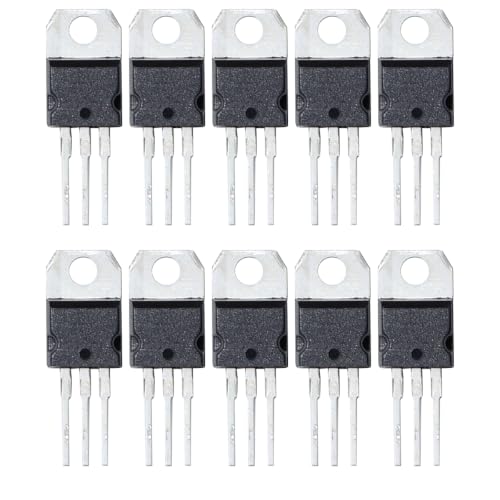 Image of Batum 10 Pcs LM317T Adjustable Voltage Regulator 1.2V to 37V 1.5A TO-220 IC