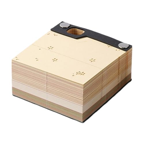 Notes autocollantes 3D bloc-notes adhésif vintage gravé pour bureau