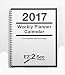 2017 Weekly Planner Large Print Easy To See Calendar Sized To Take On The Go by EZ2See Products