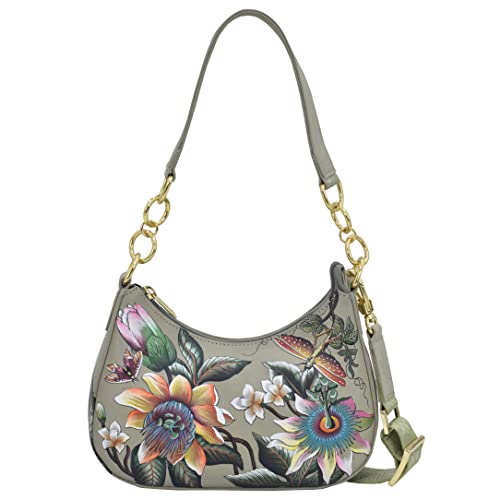Image of Anuschka Women's Original Hand-Painted Genuine Leather Small Convertible Hobo