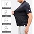 Esabel.C Jacquard Golf Shirts for Men Moisture Wicking Short Sleeve Performance Dry Fit Active Mens Polo Shirts