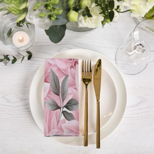 Servilletas de Tela Floral Flowers Set 6 50.5x50.5 cm miniatura 6