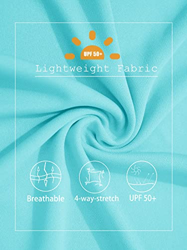 Magcomsen Womens Rash Guard Shirts Long Sleeve Uv Protection Shirts Performance T Shirts Upf 50+ Swim Shirts For Women Quick Dry Shirts Women Light Blue #TOP5