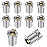 10 PCS 510 Thread Magnetic Ddapter, Universal Threaded Screw Converter for Soldering Iron, Circuit Board Repair Tools - Metal Connector Adapters