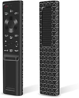 Protective Case Covers for Samsung Smart TV Solar Cell Remote Control 2021,for Samsung BN59-01363 BN59-01357 Remote Holder Skin Protector,Shockproof Samsung Remote Battery Back Silicone Covers-Black