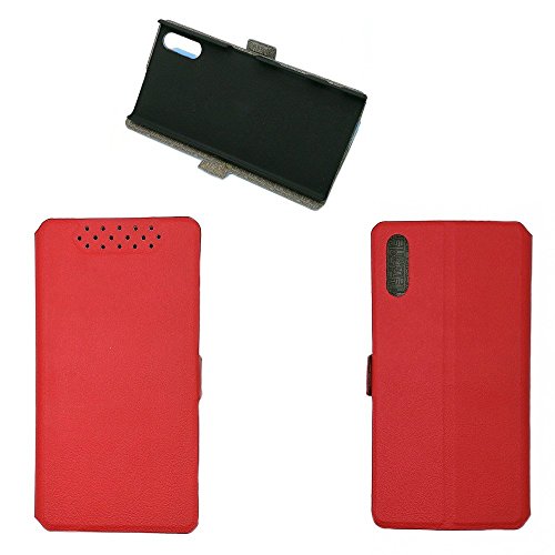 QiongniAN Coque pour Sony Xperia XZ F8331 F8332 Coque Housse Etui Cover Red