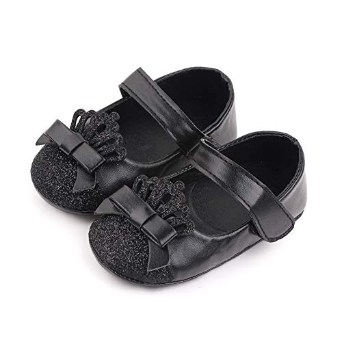 Infant Size 4 Shoes Girls Leather Shoe Kids Girls Princess Shoe Soft Toddler Walking Crown First Baby Shoes Kid Ear2