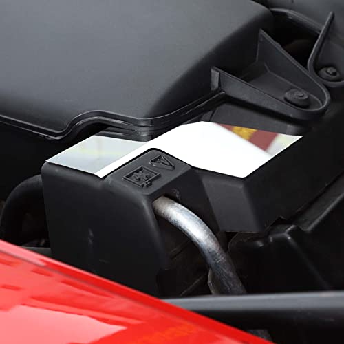 Image of Engine Bay Panel Cover for C6 Corvette 2005-2013, Stainless Steel Rear Engine Cover Guards Protector Splash Shield, Fuse Box Cover (Type M Air Filter Element Side Baffle)